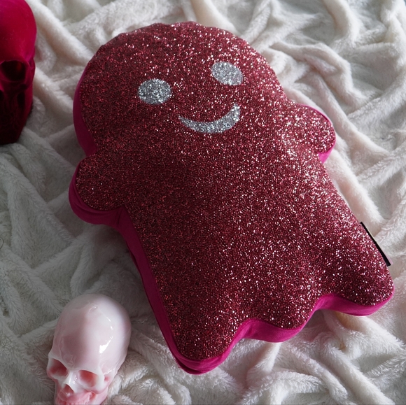 Halloween Rhinestone Ghost Pillow - Picture 5 of 6